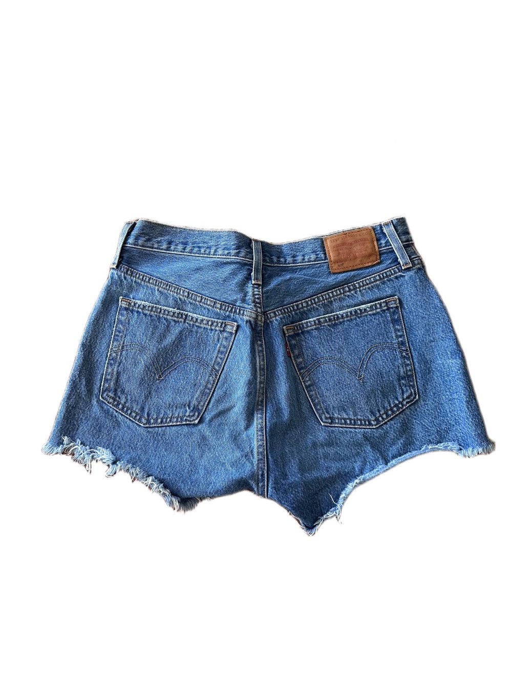 Levi's Blue Denim Cutoff Shorts